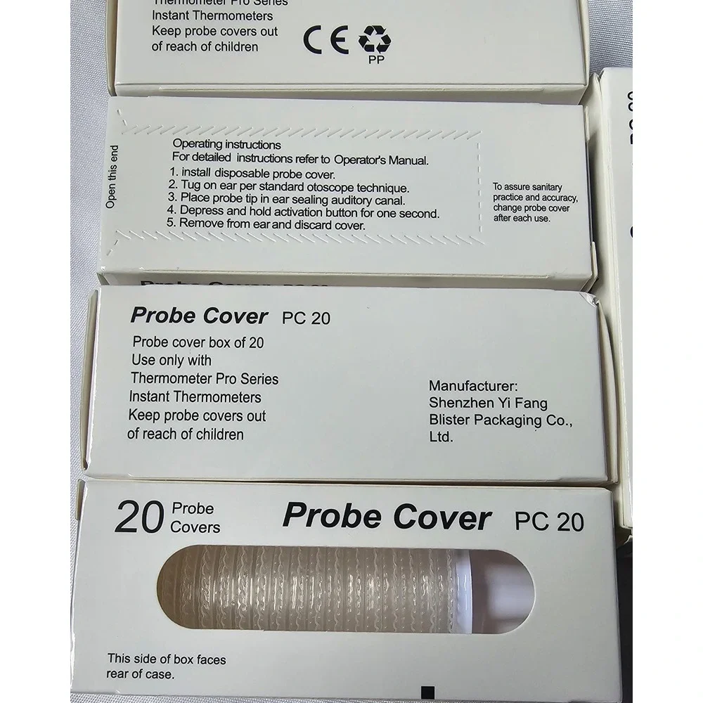 Lot Of 500 Therometer Disposable Probe Covers PC 20